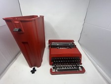 Valentine Olivetti Schreibmaschine mit Koffer 70er Designer Retro Vintage