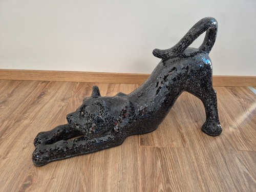 Dekofigur katze panther - dekofigur, katze,