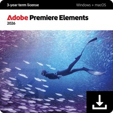 Adobe Premiere Elements 2026 (1 User - 3 Years) ESD
