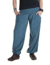 Vishes Warme Winter Thermohose Fleecehose Haremshose aus Fleece Pluderhose