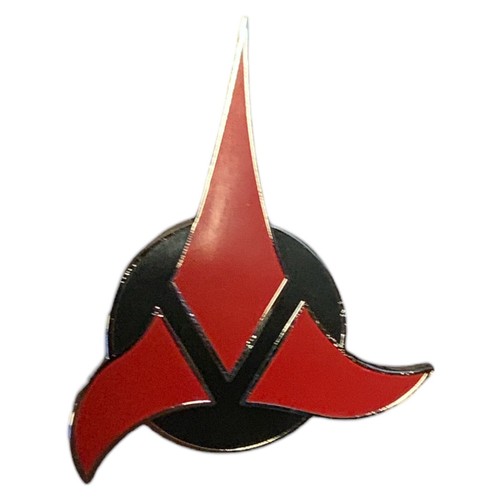 Star trek klingon logo pin - trek,