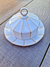 K&A Krautheim Selb Bavaria Goldrand Dose mit Deckel Porzellan sehr guter Zustand