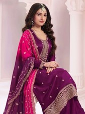 Party Indisch Kleid Kleidung Designer Bollywood Pakistani Salwar Kameez Ehe Suit