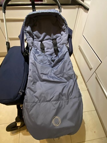 Winterfußsack donkey blau - winterfußsack,