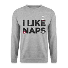 Peanuts Snoopy I Like Naps Lustiger Spruch Unisex Pullover