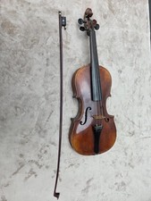 Antik Geige mit eine Zettel  Antonius Stradivarius Cremonas 1726
