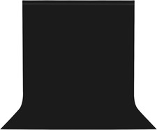 Fotohintergrund Schwarz, 3X4 M