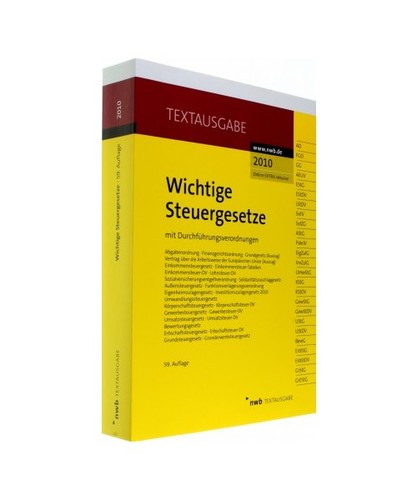 Wichtige steuergesetze mit - wichtige,