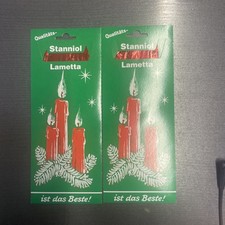 2 x Stanniol rot  Neu 20 Gramm
