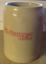 Bierkrug Stein St. Georgen Bräu 0,5 L