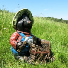 Maulwurf Gartenfigur