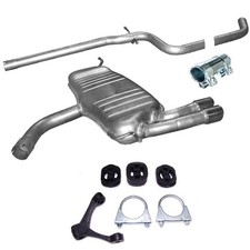 Auspuff Endtopf Mittelrohr