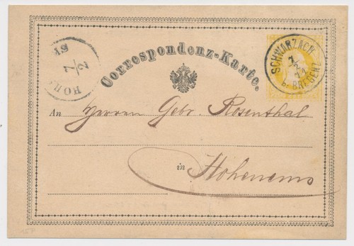 österreich 1871 2kr karte - 1871,
