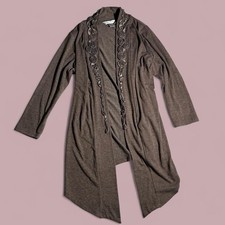 Womens Cool Brown Rosette 3D