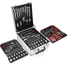 Werkzeugkoffer 600-teilig Werkzeug-Set mit Aluminium Koffer Werkzeug Kiste