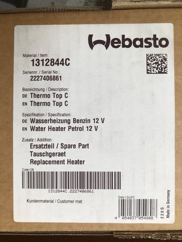 Webasto thermo top - webasto,