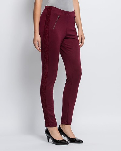 Hose rot damen schlupfhose - 34,