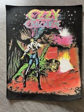 Ozzy Back Patch Vintage The Ultimate Sin Osbourne 80er Heavy Metal Aufnäher Groß
