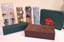 7 Stück Flaschenbox Geschenkverpackung Geschenk Weinbox Wein Flasche Präsentbox