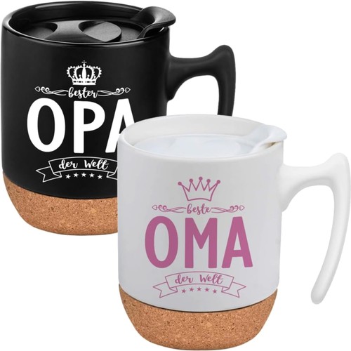 Oma opa tasse set - set, keramik