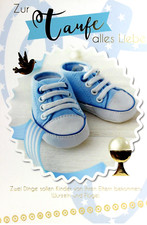 B&C Grußkarte Taufe Taufkarte