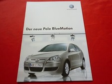 VW Polo IV Typ 9N31.4 TDI BlueMotion Prospekt Brochure Depliant Folleto von 2006