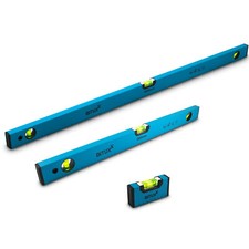 Richtwaage Wasserwaage Bauwaage Magnetisch 3 Libellen ALU 10+60+100cm Bituxx