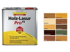 Consolan Holz-Lasur Pro FS Kastanie Holzschutzlasur 750 ml