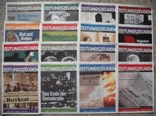 Zeitungszeugen Nr. 1-16