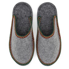 Gästepantoffel Herren Gäste Filzpantoffel Hausschlappen Hausschuhe Pantoffel