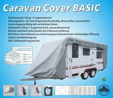 Wohnwagenschutzhülle Wohnwagenabdeckung Wohnwagengarage Gr.S  4,60 m Preishit !!