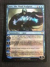 MtG Magic Jace the Mind Sculptor Worldwake Foil Poor Modern EDH Commander Legacy