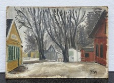 Impressionist bunte Häuser