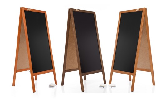 Kundenstopper 130cm holz - kundenstopper, tafel