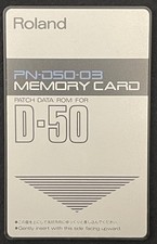 Roland D50 D550 ROM Card PN-D50-03 / Originale D50 Werkssounds