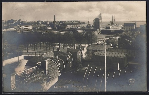 Ansichtskarte karlskrona - ansichtskarte,