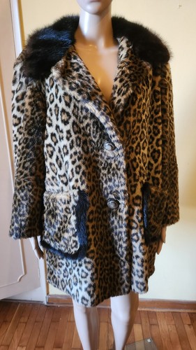 öko kunstfell ocelot leopard - ,