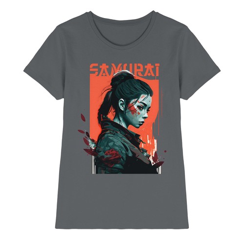 Damen shirt samurai - damen, t-shirt