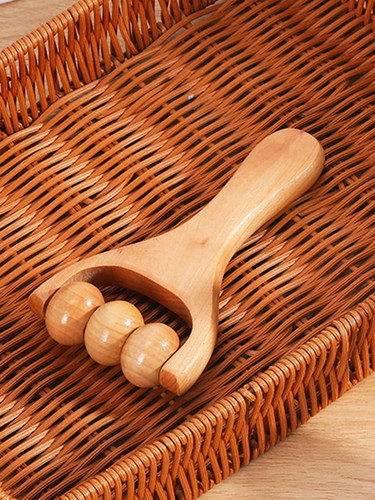 Holz roller massagegerät - holz,