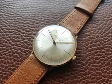 Junghans design ORIGINAL Max Bill 1960er Herrenuhr, Strichblatt SELTEN