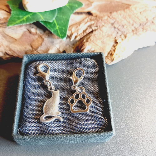Charms anhänger katze - /,