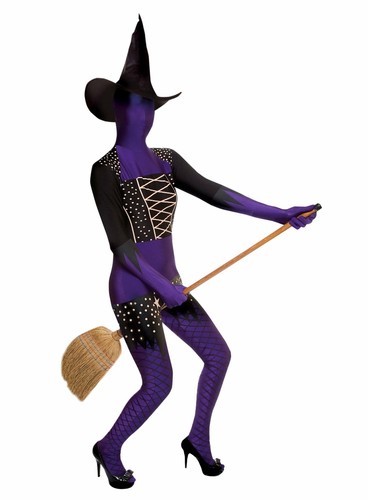 Morphsuit violette hexe - morphsuit,