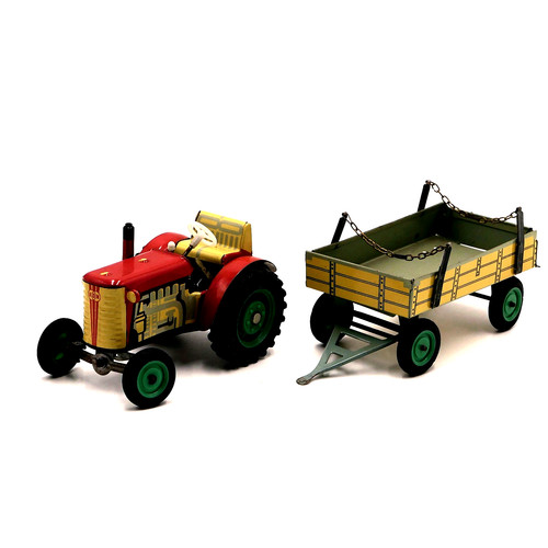 Ddr spielzeug kovap traktor - -,