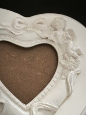 Holz Fotorahmen Engel Herz