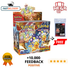 Pokemon Booster Box Strahlende Funken Display Pikachu Ita Italienisch
