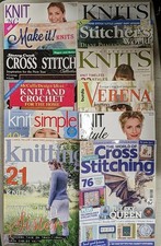 Various Knitting/Cross Stitch