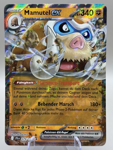Pokemon karte mamutel - karte:, ex