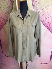 Eddie Bauer / Lyocell  Bluse / Damen / Langarm / Gr. L / Oliv Neu