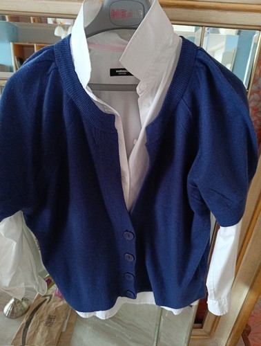 Strickweste blau bonita 42 - bonita,