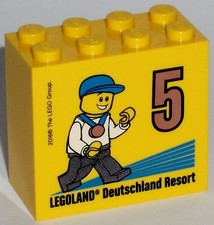 LEGO LEGOLAND Sammelstein Sonderstein Besuchermeister 5 Besuche 2016 